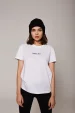 T-shirt oversize / ladies first / white