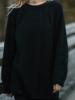 sweater / oversize / black